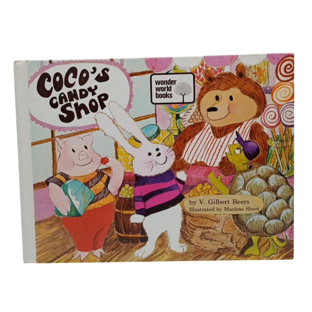 Cocos Candy Shop Childrens Book V. Gilbert Beers 1973 Hardcover Religious Kids